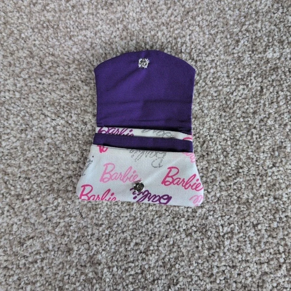 Barbie/Purple Pocket Wallet Card Holder Coin Purse Clutch Small Bag‎ Gift Card